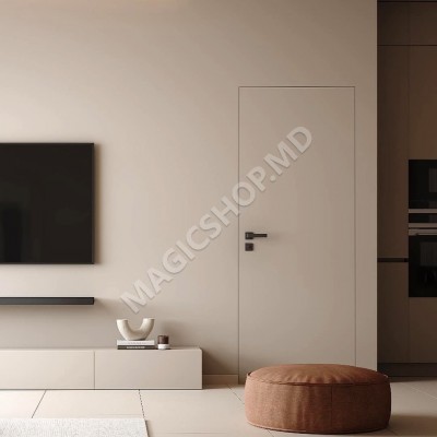 Usa interior ascunsa Invisible SLIM Cant Aluminiu Crom